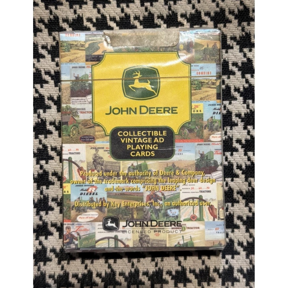 John Deere Vintage ad Collectible Playing Cards Brand New‎ Factory Sealed Games
